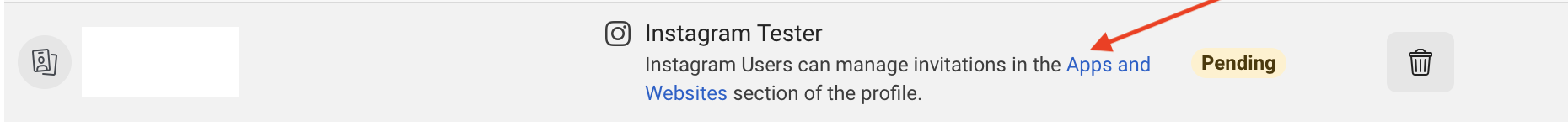 Add New Instagram User Screenshot