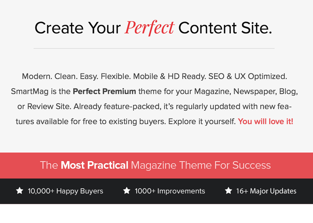 Most Popular WP Magazine, Newspaper, Blog WordPress Theme of 2014 with Lifetime Free Updates and Support