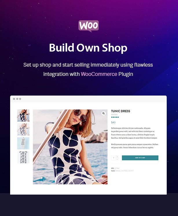 Build your Shop with WooCommerce